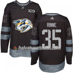 Miesten NHL Nashville Predators Pelipaita Pekka Rinne 35 1917-2017 100th Anniversary Adidas Musta Authentic